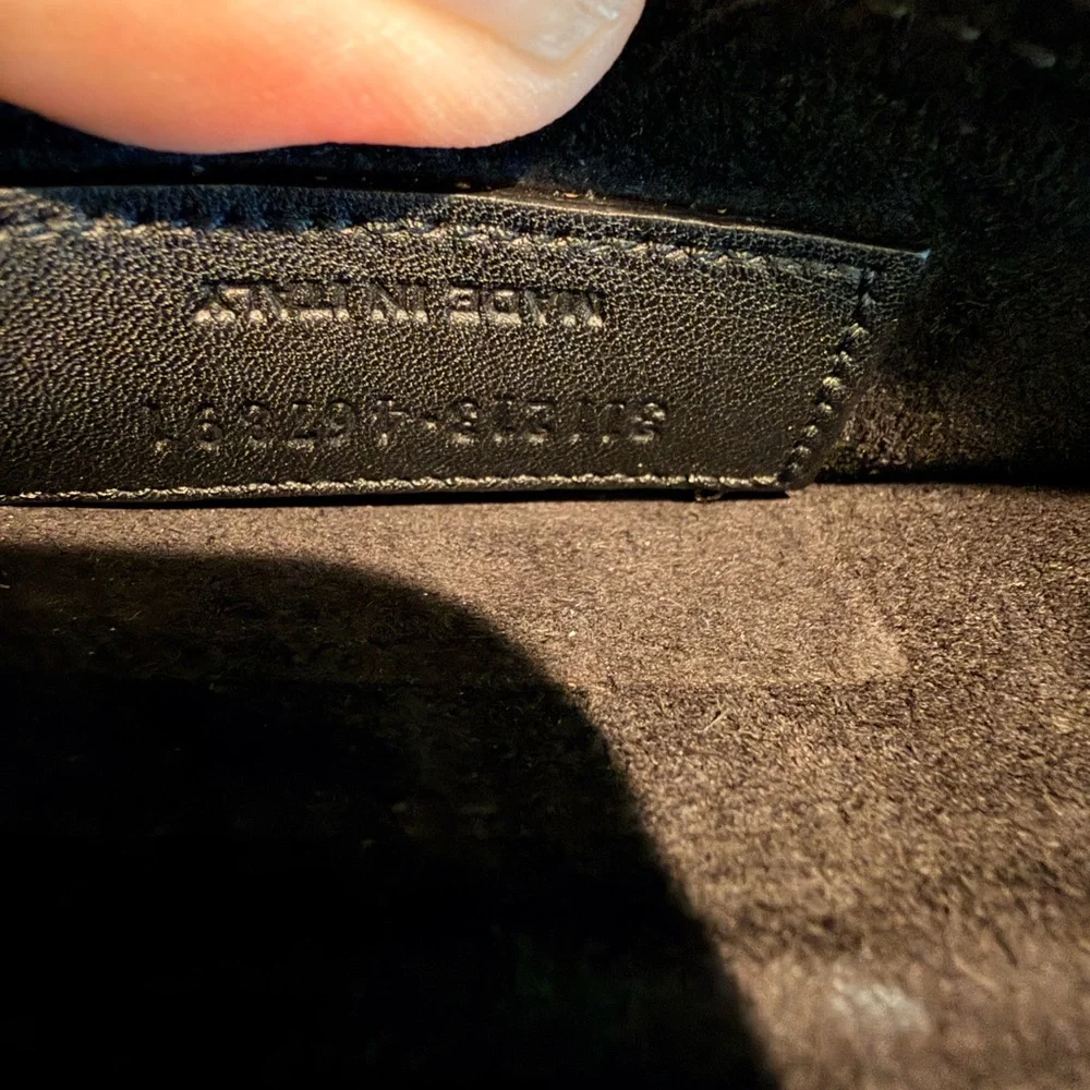 Yves Saint Laurent Black Leather Clutch - Picture 10 of 10